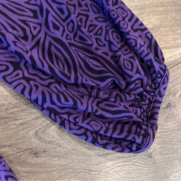 Banana Republic Blouse Top Size Small Purple 3/4 Sleeve - Picture 4 of 6